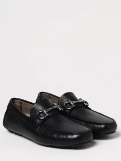 Mocassino Gancini Ferragamo in pelle a grana