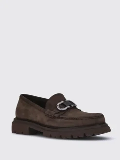 Mocassino Gancini Ferragamo in camoscio