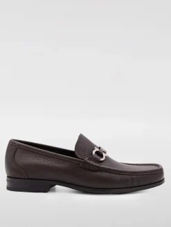 Mocassino Gancini Ferragamo in pelle a grana