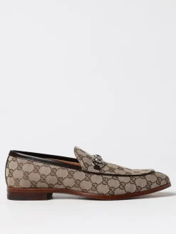 Mocassino Gucci in tessuto GG Supreme