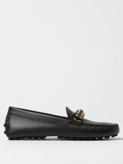 Mocassino Tod's in pelle con anelli metallici