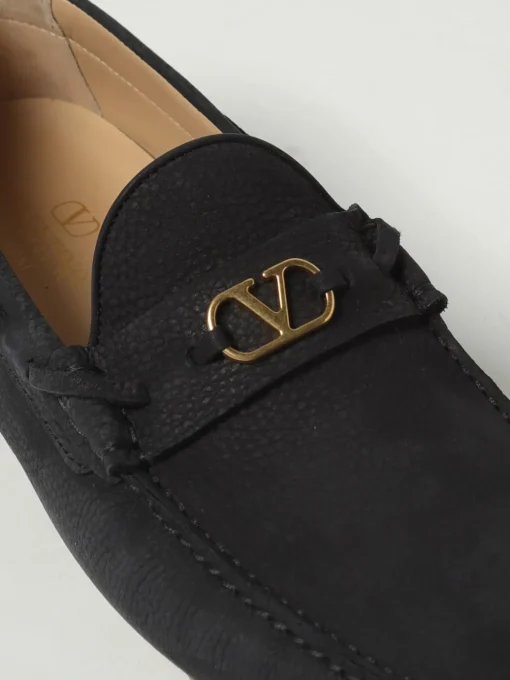 Mocassino VLogo Signature Valentino Garavani in camoscio