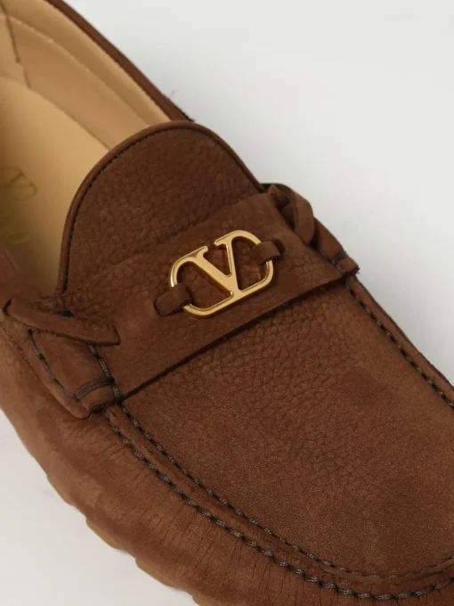 Mocassino VLogo Signature Valentino Garavani in camoscio