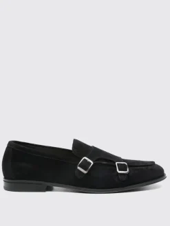 Monk Strap Doucal's in camoscio