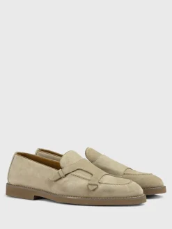 Monk Strap Doucal's in camoscio