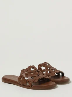 Mules Amalfi Gianvito Rossi in pelle intrecciata