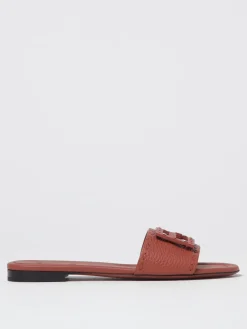 Mules Baguette Fendi in pelle a grana con cuciture a mano