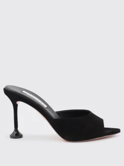 Mules Bisous Aquazzura in camoscio