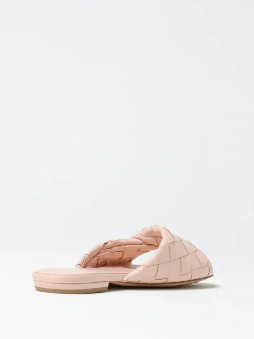 Mules Flat Blink Bottega Veneta in pelle intrecciata