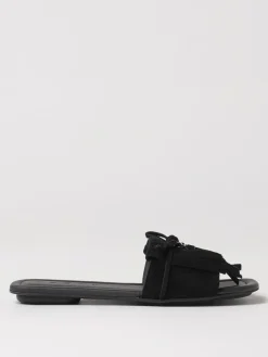 Mules Hogan in camoscio con frange