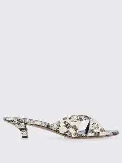 Mules Laila Paris Texas in pelle stampa pitone