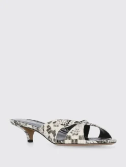 Mules Laila Paris Texas in pelle stampa pitone