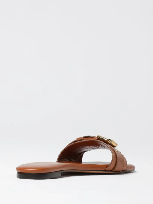 Mules Mae Chloè in pelle con occhielli