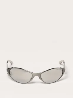 Occhiali da sole Acne Studios in acciaio con charm cuore