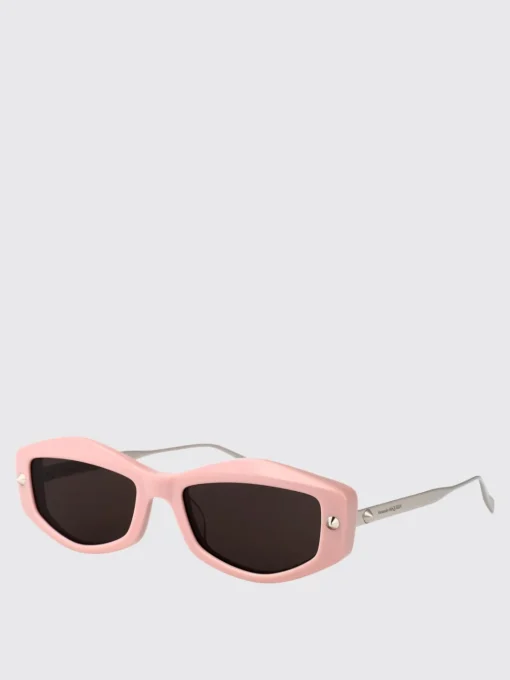 Occhiali da sole AM0482S McQueen in metallo ed acetato