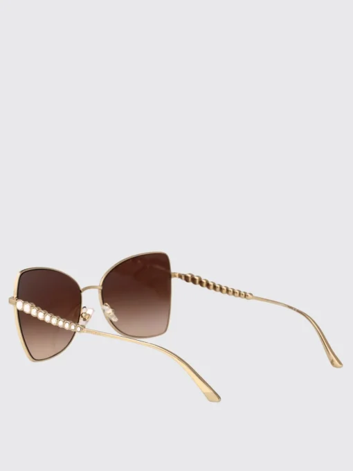 Occhiali da sole 0JC4010B Jimmy Choo in metallo con strass incastonati