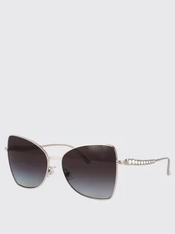 Occhiali da sole 0JC4010B Jimmy Choo in metallo con strass incastonati