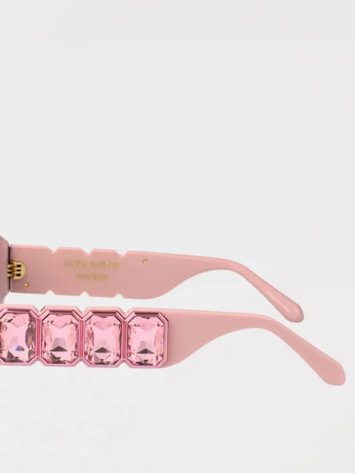 Occhiali da sole Lola Linda Farrow in acetato con strass