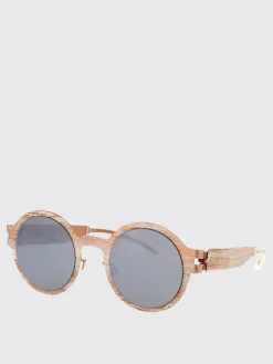 Occhiali da sole MMTRANSFER003 Mykita in metallo stampa pitone