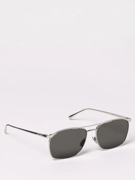 Occhiali da sole quadrati in metallo Saint Laurent