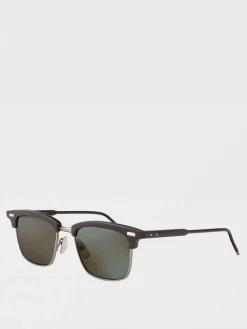 Occhiali da sole Thom Browne in metallo placcato oro 18k