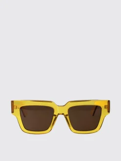 Occhiali da sole Tri-Fold Square Bottega Veneta in metallo ed acetato