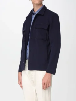 Overshirt Lardini in lana vergine