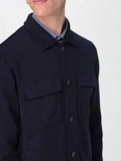 Overshirt Lardini in lana vergine