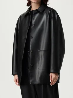 Overshirt MM Max Mara in pelle