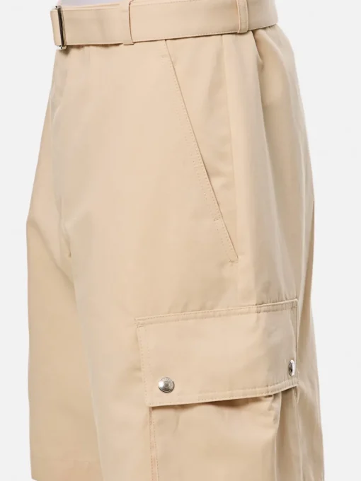 Pantaloncino cargo Jacquemus in misto cotone e lino