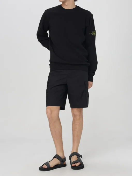 Pantaloncino cargo Stone Island in cotone stretch