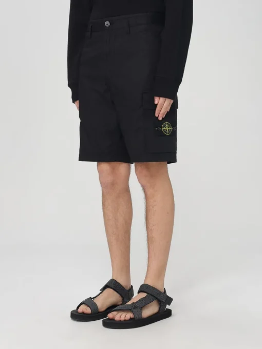 Pantaloncino cargo Stone Island in cotone stretch