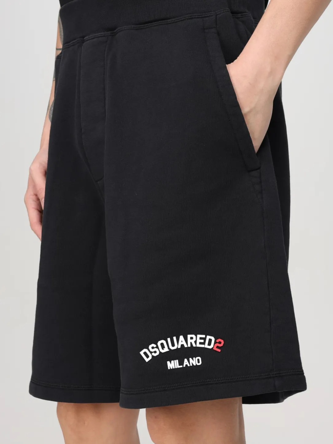 Pantaloncino Dsquared2 in cotone stretch