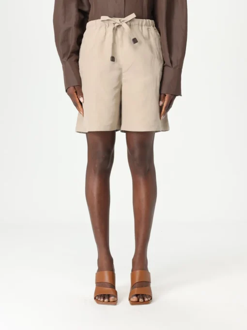 Pantaloncino Max Mara in lino e seta