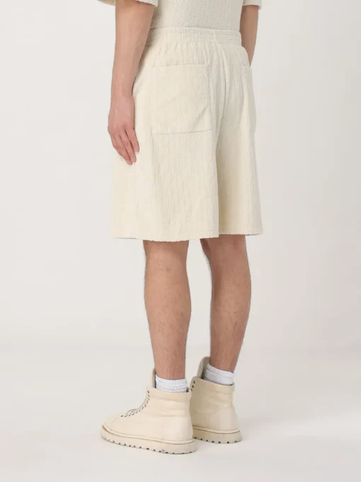 Pantaloncino Off-White in cotone con motivo logo