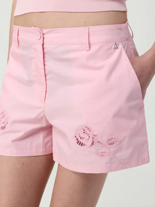 Pantaloncino Twinset Actitude in cotone con inserti