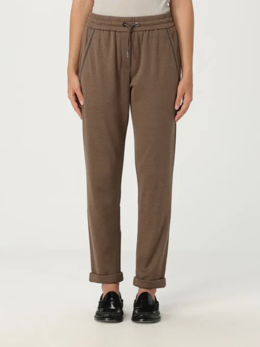 Pantalone Brunello Cucinelli in misto cotone e seta