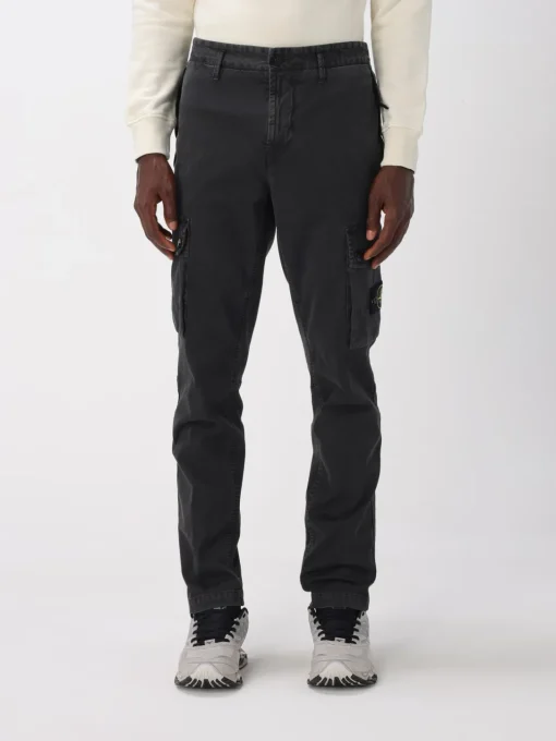 Pantalone cargo Stone Island in cotone stretch
