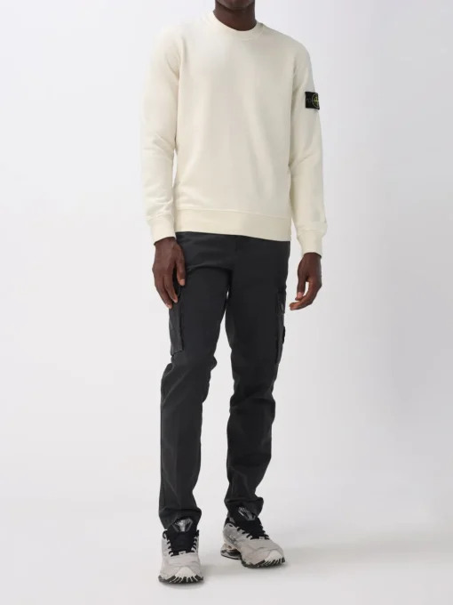 Pantalone cargo Stone Island in cotone stretch