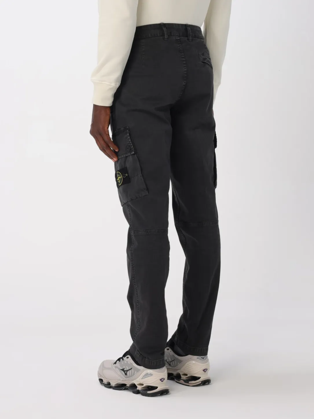 Pantalone cargo Stone Island in cotone stretch