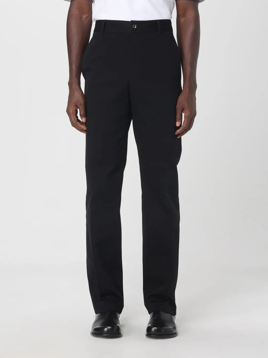 Pantalone chino Fendi in cotone stretch
