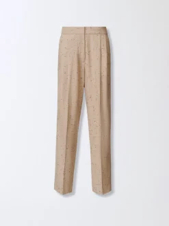 Pantalone classico Fabiana Filippi in misto cotone e lana vergine