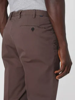 Pantalone classico Incotex in cotone stretch