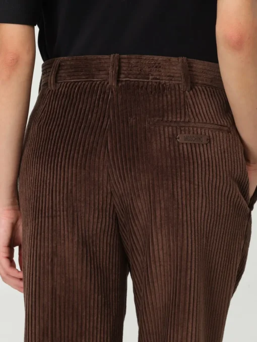 Pantalone cropped Moschino Couture in velluto