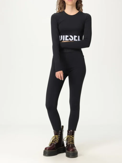 Pantalone Diesel in tessuto tecnico stretch