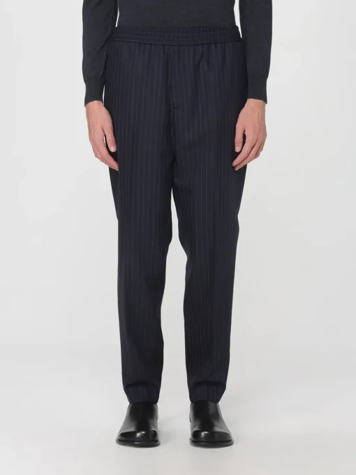Pantalone Golden Goose in lana e cotone con stampa gessata