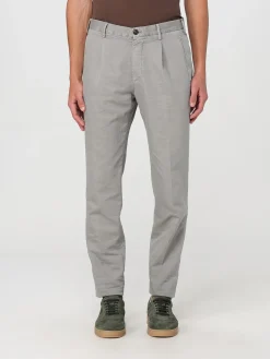 Pantalone Incotex in cotone e lino