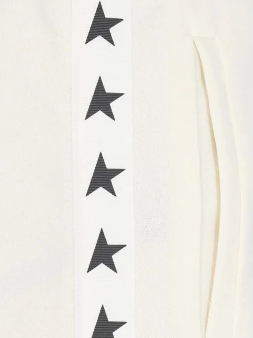 Pantalone sportivo Golden Goose in jersey con monogram