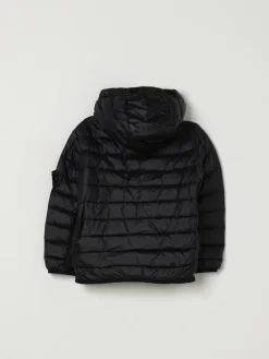 Piumino con cappuccio Stone Island Junior