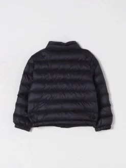 Piumino con logo Moncler in nylon imbottito